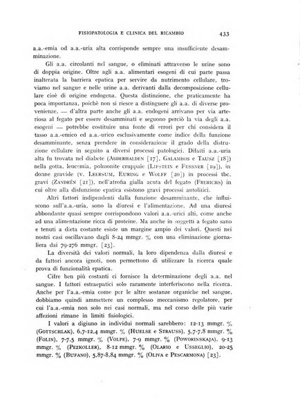 Archivio per lo studio della fisiopatologia e clinica del ricambio rassegna bimestrale