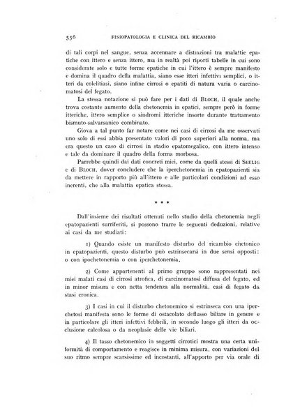 Archivio per lo studio della fisiopatologia e clinica del ricambio rassegna bimestrale