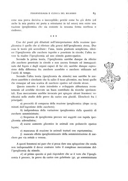 Archivio per lo studio della fisiopatologia e clinica del ricambio rassegna bimestrale