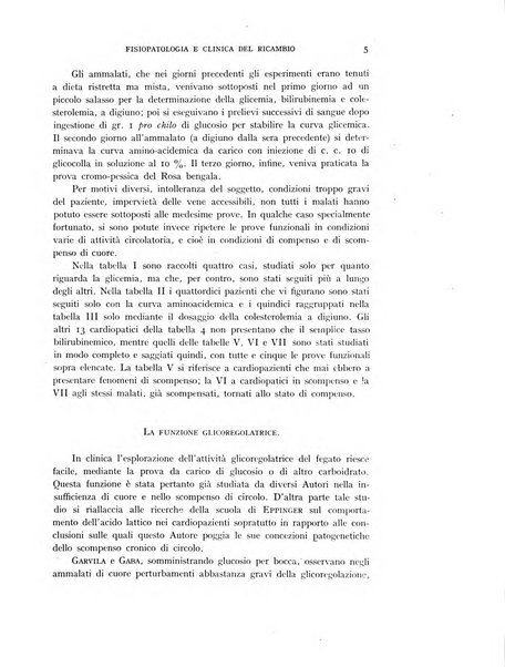 Archivio per lo studio della fisiopatologia e clinica del ricambio rassegna bimestrale