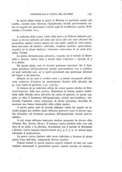 Archivio per lo studio della fisiopatologia e clinica del ricambio rassegna bimestrale