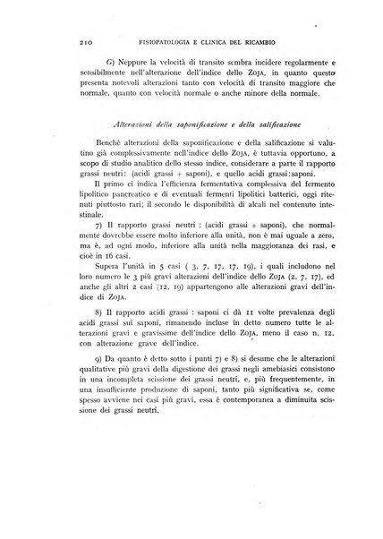 Archivio per lo studio della fisiopatologia e clinica del ricambio rassegna bimestrale