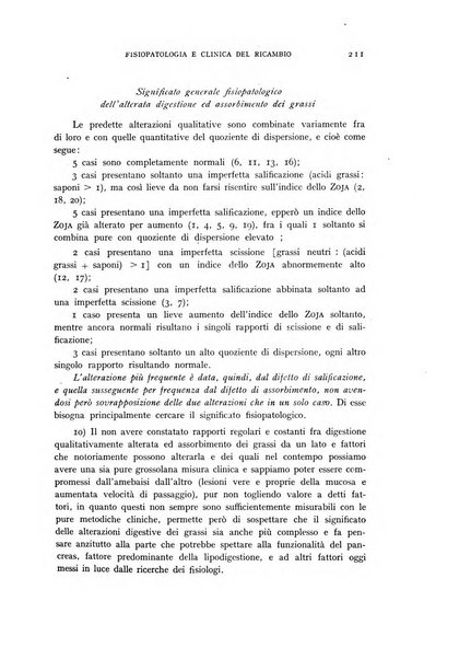 Archivio per lo studio della fisiopatologia e clinica del ricambio rassegna bimestrale