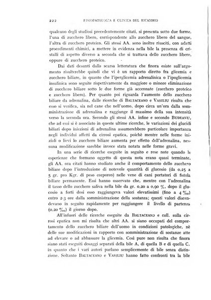 Archivio per lo studio della fisiopatologia e clinica del ricambio rassegna bimestrale