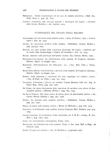 Archivio per lo studio della fisiopatologia e clinica del ricambio rassegna bimestrale