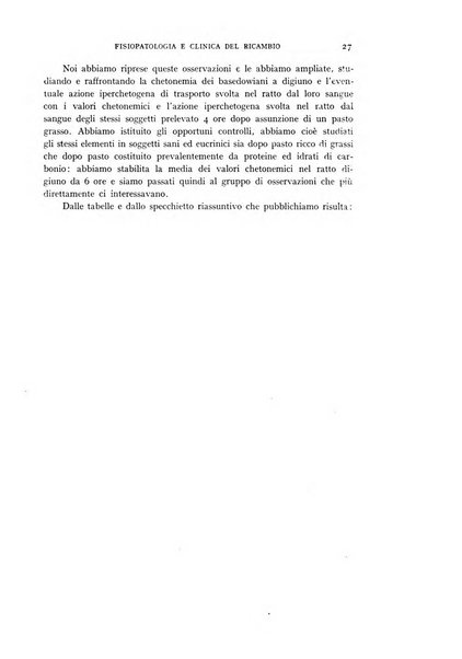 Archivio per lo studio della fisiopatologia e clinica del ricambio rassegna bimestrale