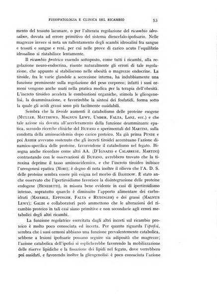 Archivio per lo studio della fisiopatologia e clinica del ricambio rassegna bimestrale