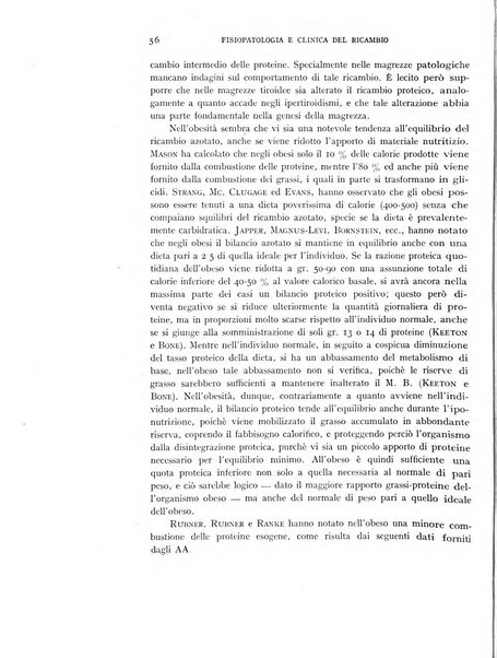 Archivio per lo studio della fisiopatologia e clinica del ricambio rassegna bimestrale