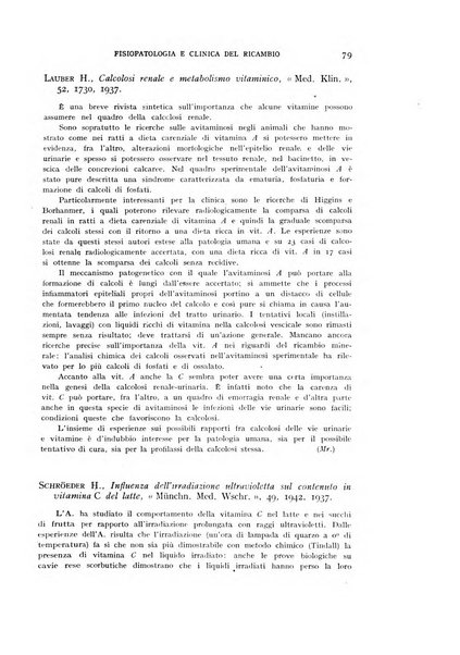 Archivio per lo studio della fisiopatologia e clinica del ricambio rassegna bimestrale