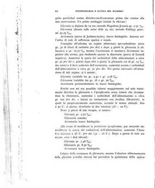 Archivio per lo studio della fisiopatologia e clinica del ricambio rassegna bimestrale