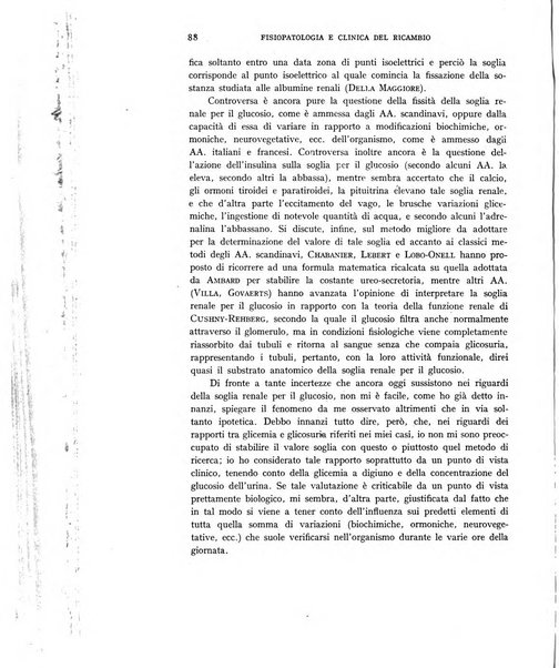 Archivio per lo studio della fisiopatologia e clinica del ricambio rassegna bimestrale