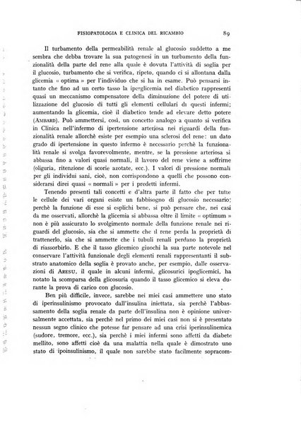 Archivio per lo studio della fisiopatologia e clinica del ricambio rassegna bimestrale