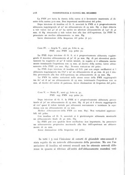 Archivio per lo studio della fisiopatologia e clinica del ricambio rassegna bimestrale