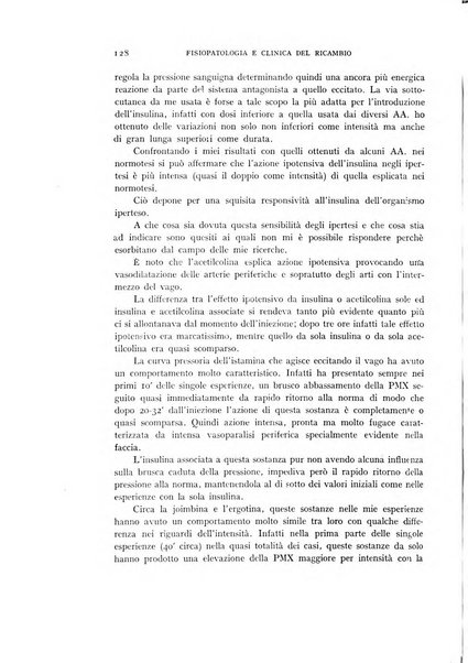 Archivio per lo studio della fisiopatologia e clinica del ricambio rassegna bimestrale