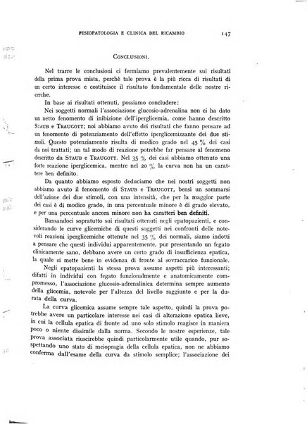 Archivio per lo studio della fisiopatologia e clinica del ricambio rassegna bimestrale