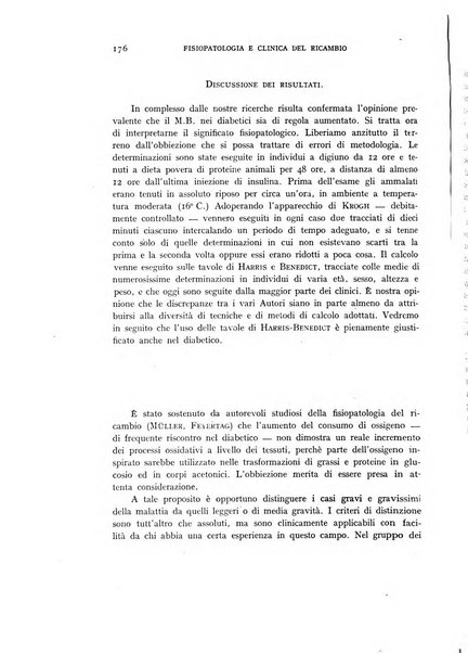 Archivio per lo studio della fisiopatologia e clinica del ricambio rassegna bimestrale