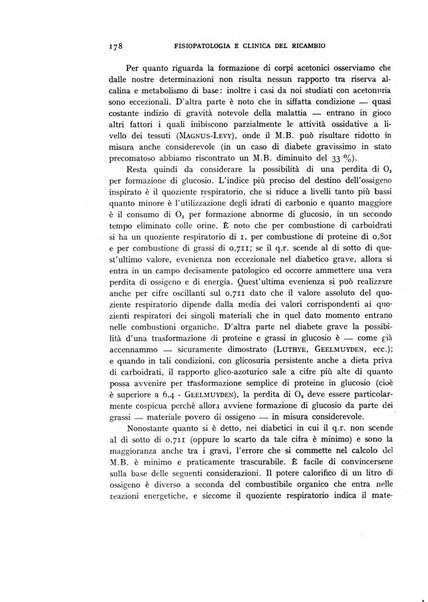 Archivio per lo studio della fisiopatologia e clinica del ricambio rassegna bimestrale