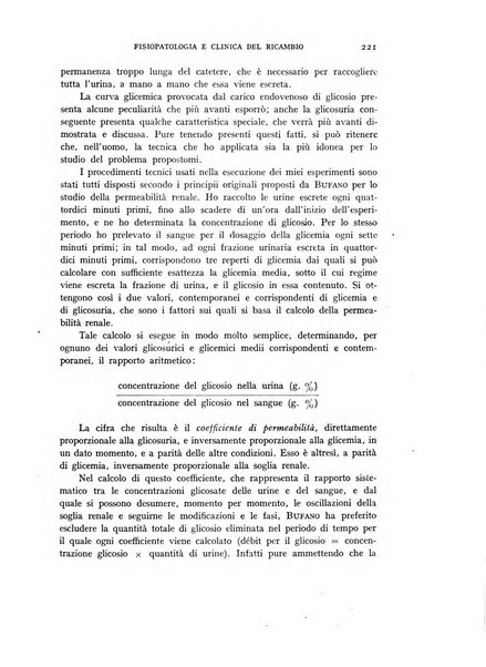 Archivio per lo studio della fisiopatologia e clinica del ricambio rassegna bimestrale