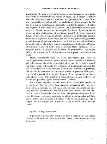 Archivio per lo studio della fisiopatologia e clinica del ricambio rassegna bimestrale