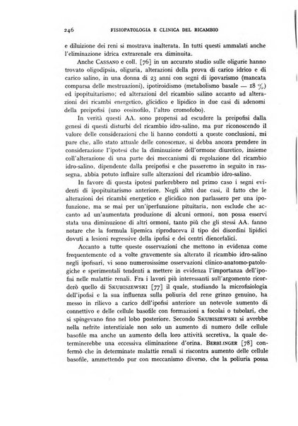 Archivio per lo studio della fisiopatologia e clinica del ricambio rassegna bimestrale