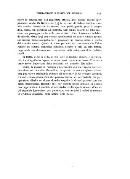 Archivio per lo studio della fisiopatologia e clinica del ricambio rassegna bimestrale