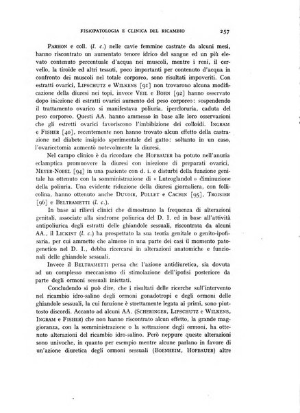 Archivio per lo studio della fisiopatologia e clinica del ricambio rassegna bimestrale