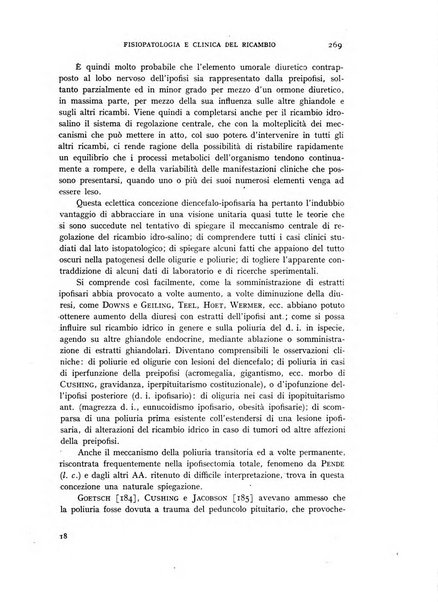 Archivio per lo studio della fisiopatologia e clinica del ricambio rassegna bimestrale