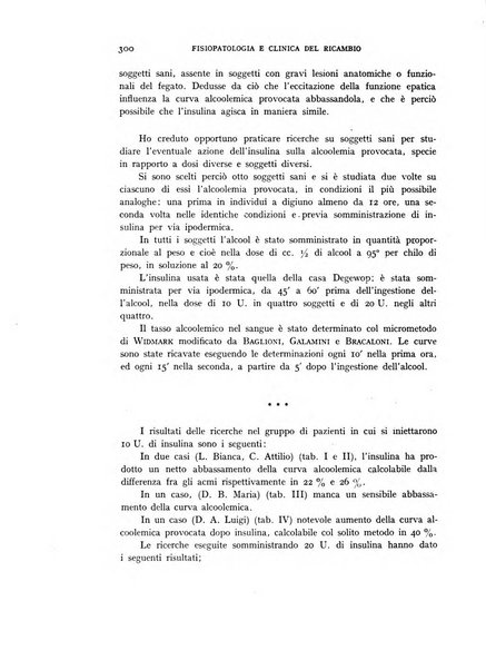 Archivio per lo studio della fisiopatologia e clinica del ricambio rassegna bimestrale