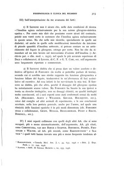 Archivio per lo studio della fisiopatologia e clinica del ricambio rassegna bimestrale