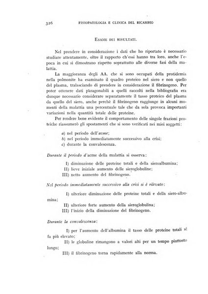 Archivio per lo studio della fisiopatologia e clinica del ricambio rassegna bimestrale