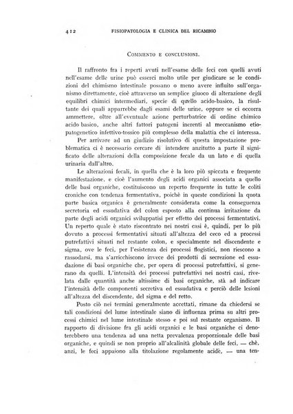 Archivio per lo studio della fisiopatologia e clinica del ricambio rassegna bimestrale