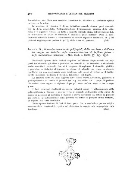 Archivio per lo studio della fisiopatologia e clinica del ricambio rassegna bimestrale