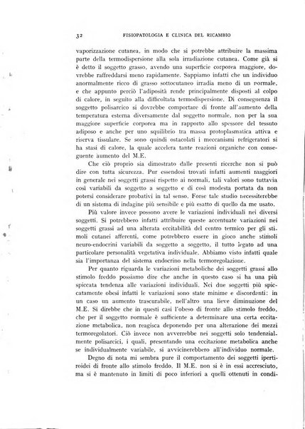 Archivio per lo studio della fisiopatologia e clinica del ricambio rassegna bimestrale