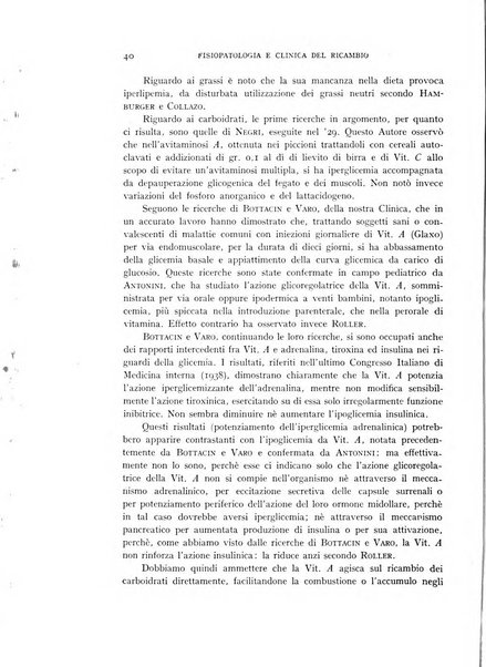 Archivio per lo studio della fisiopatologia e clinica del ricambio rassegna bimestrale