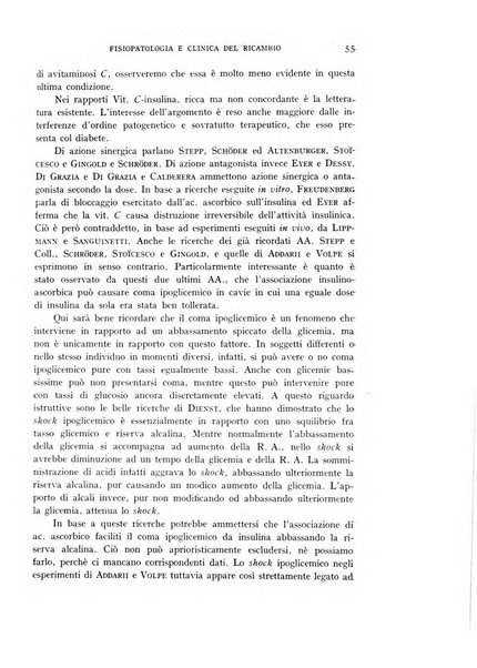 Archivio per lo studio della fisiopatologia e clinica del ricambio rassegna bimestrale