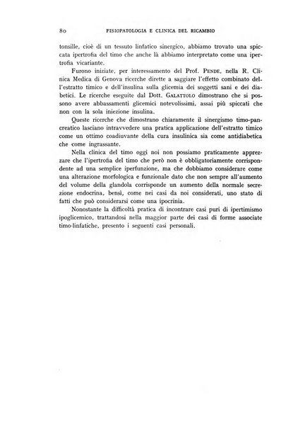 Archivio per lo studio della fisiopatologia e clinica del ricambio rassegna bimestrale