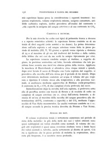 Archivio per lo studio della fisiopatologia e clinica del ricambio rassegna bimestrale