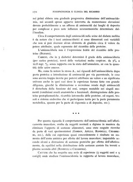 Archivio per lo studio della fisiopatologia e clinica del ricambio rassegna bimestrale