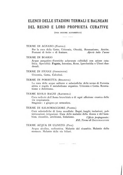 Archivio per lo studio della fisiopatologia e clinica del ricambio rassegna bimestrale