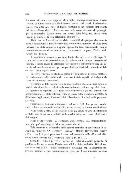 Archivio per lo studio della fisiopatologia e clinica del ricambio rassegna bimestrale