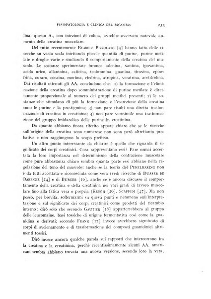 Archivio per lo studio della fisiopatologia e clinica del ricambio rassegna bimestrale