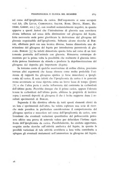 Archivio per lo studio della fisiopatologia e clinica del ricambio rassegna bimestrale