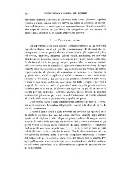 Archivio per lo studio della fisiopatologia e clinica del ricambio rassegna bimestrale