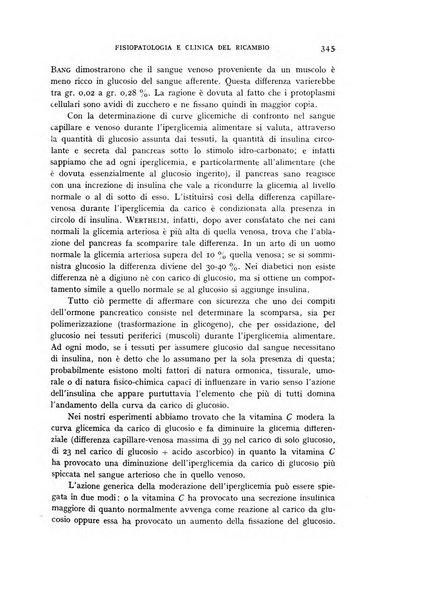 Archivio per lo studio della fisiopatologia e clinica del ricambio rassegna bimestrale