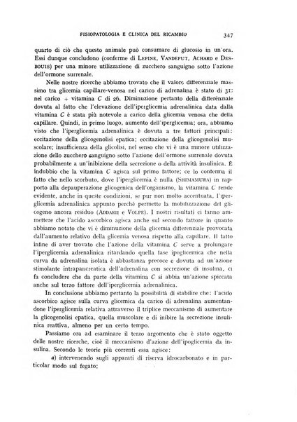 Archivio per lo studio della fisiopatologia e clinica del ricambio rassegna bimestrale