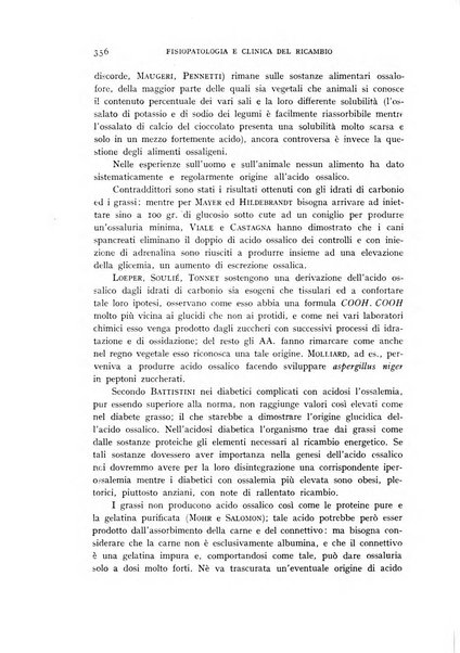 Archivio per lo studio della fisiopatologia e clinica del ricambio rassegna bimestrale