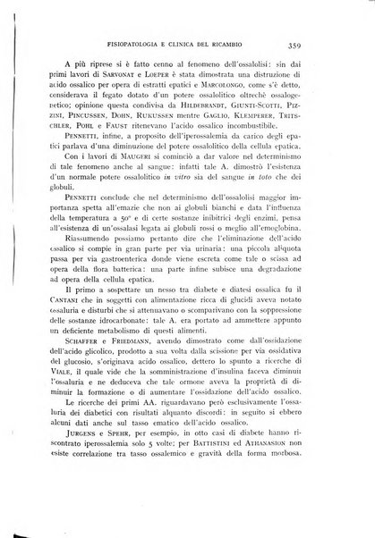 Archivio per lo studio della fisiopatologia e clinica del ricambio rassegna bimestrale