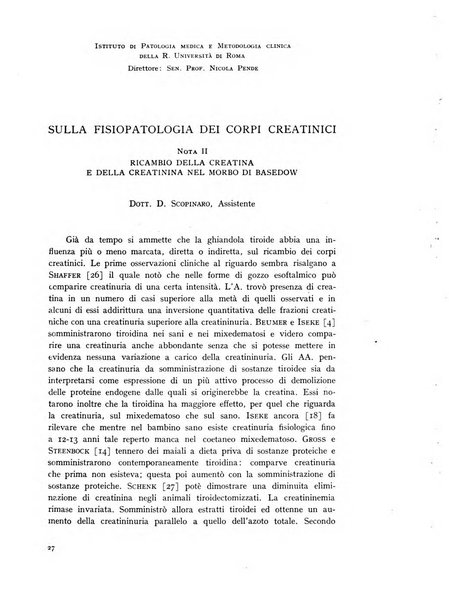 Archivio per lo studio della fisiopatologia e clinica del ricambio rassegna bimestrale