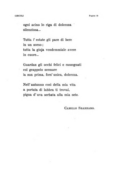 Circoli rivista di poesia