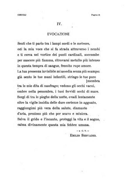 Circoli rivista di poesia